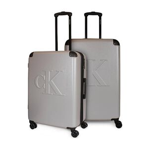 Pack 2 Maletas Cadillac Mediana 20kg + Grande 23kg Gris Calvin Klein