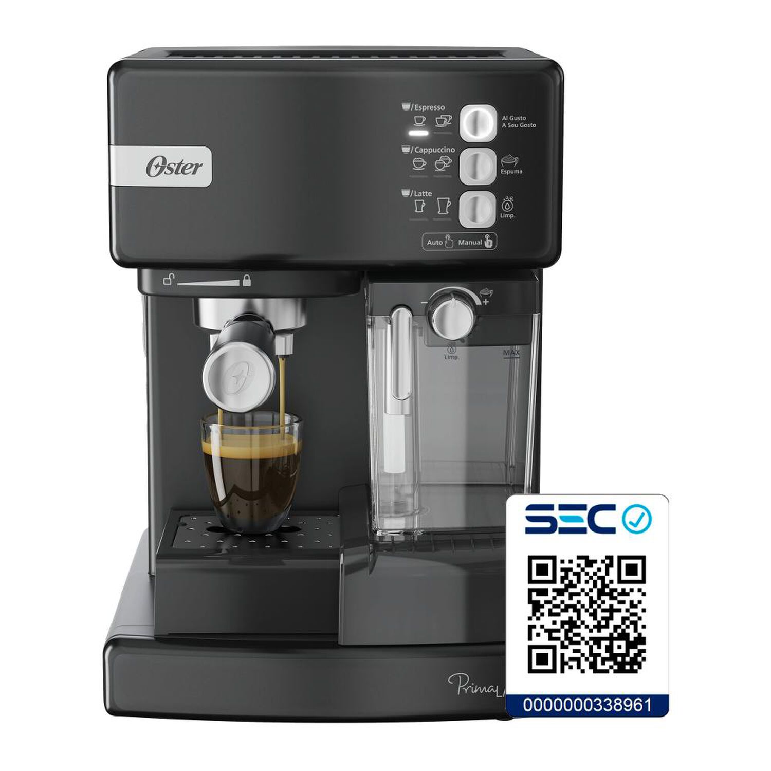 Cafetera Oster Primalatte BVSTEM6603B-052 image number 4.0