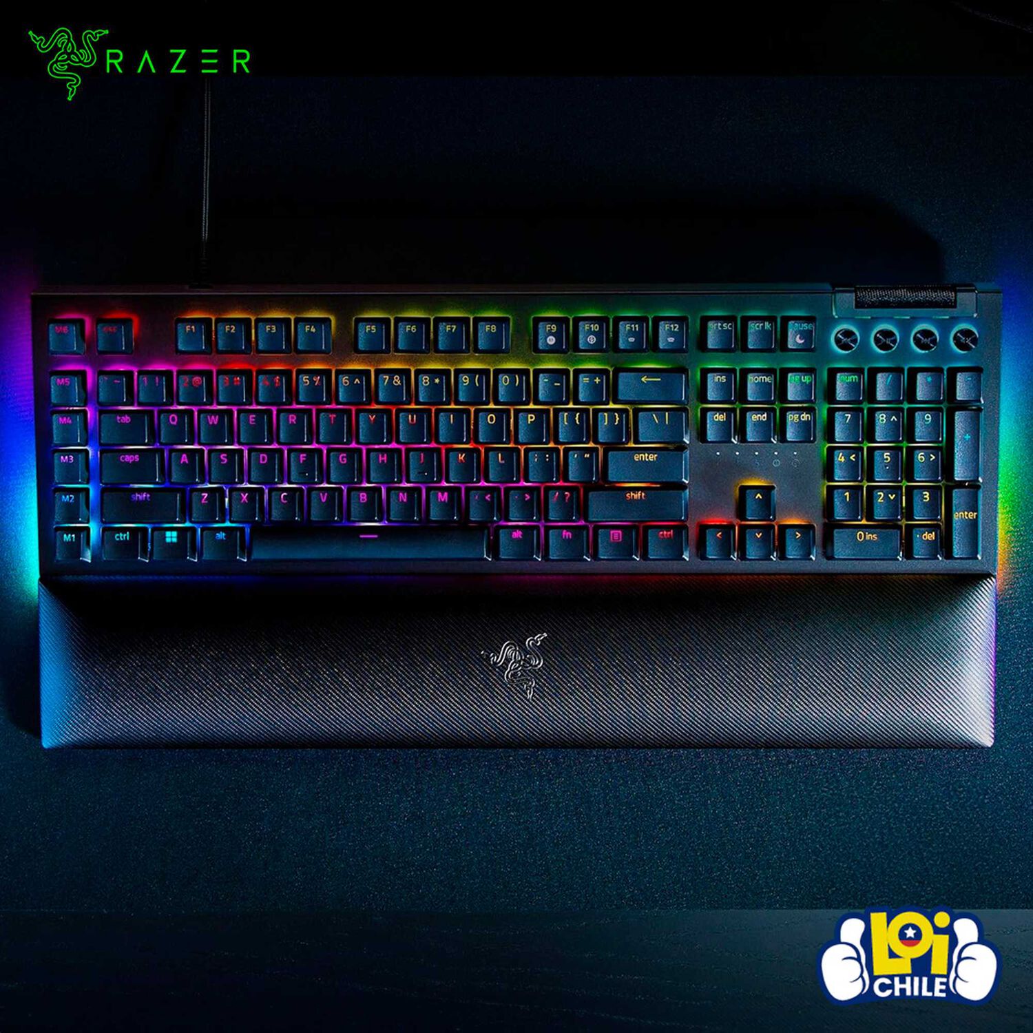Teclado Gamer Razer Blackwidow V4 Yellow Switch Ingl&eacute;s image number 8.0