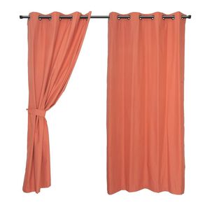 Set Cortinas Sunout Arg.140x220 Tierra