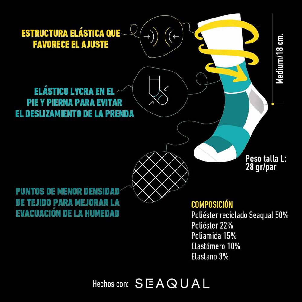 Calcetines Funstep Sostenibles Dibujos Tortuga M ( 36-39) image number 5.0
