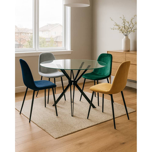 Juego De Comedor Casaideal Breta / 4 Sillas