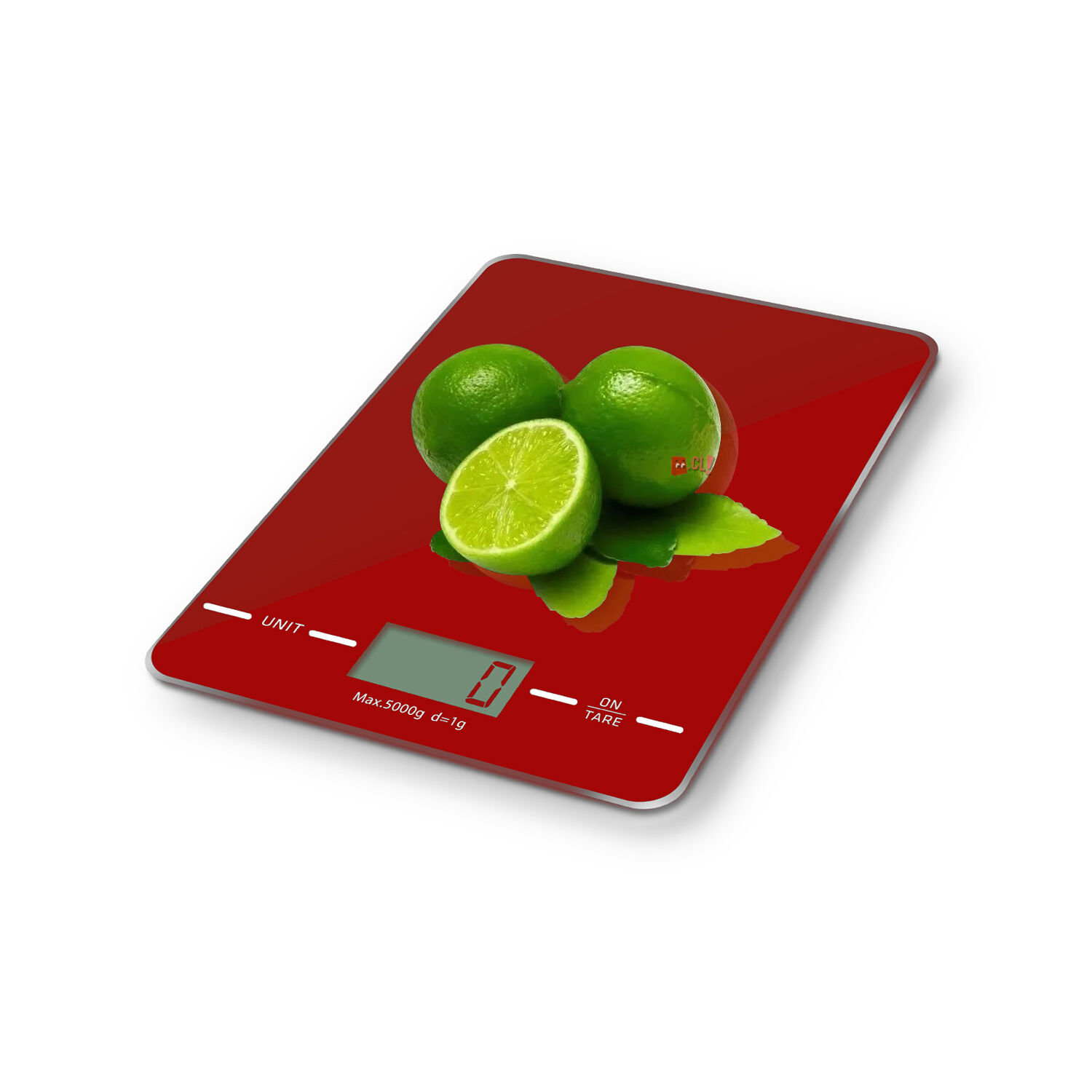 Pesa Gramera De Cocina Digital Capacidad 5kg Color Rojo - Ps image number 1.0