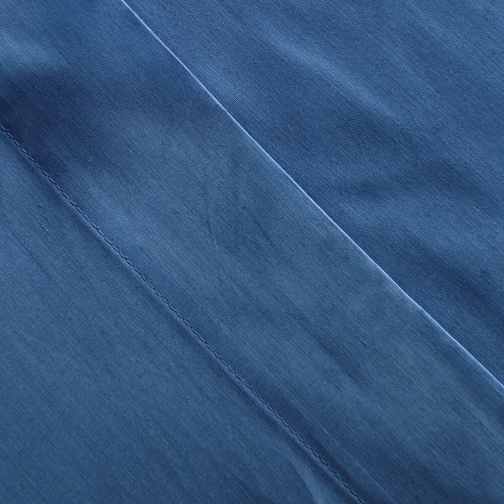 Sabana 144 Hilos Lisas 2 Plazas Azul image number 1.0
