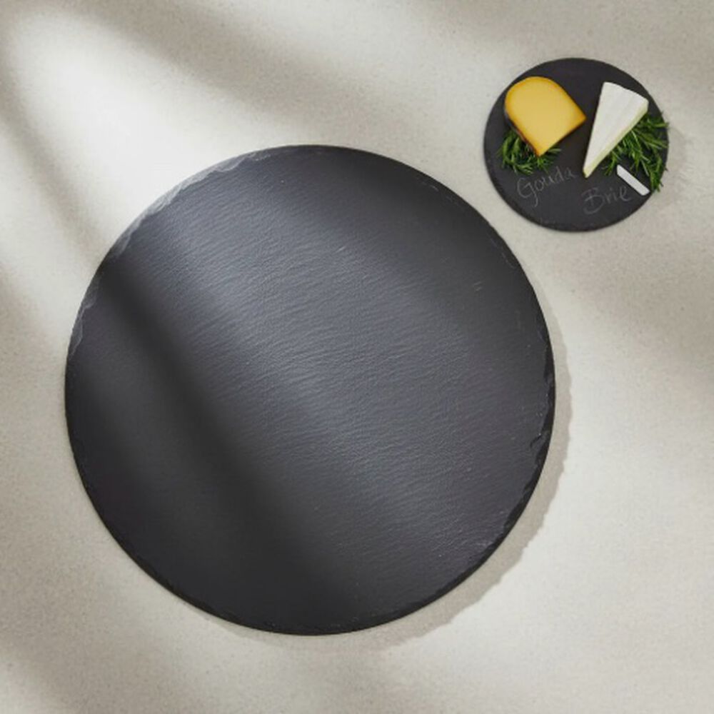 Plato Redondo Natural Plancha Piedra image number 0.0