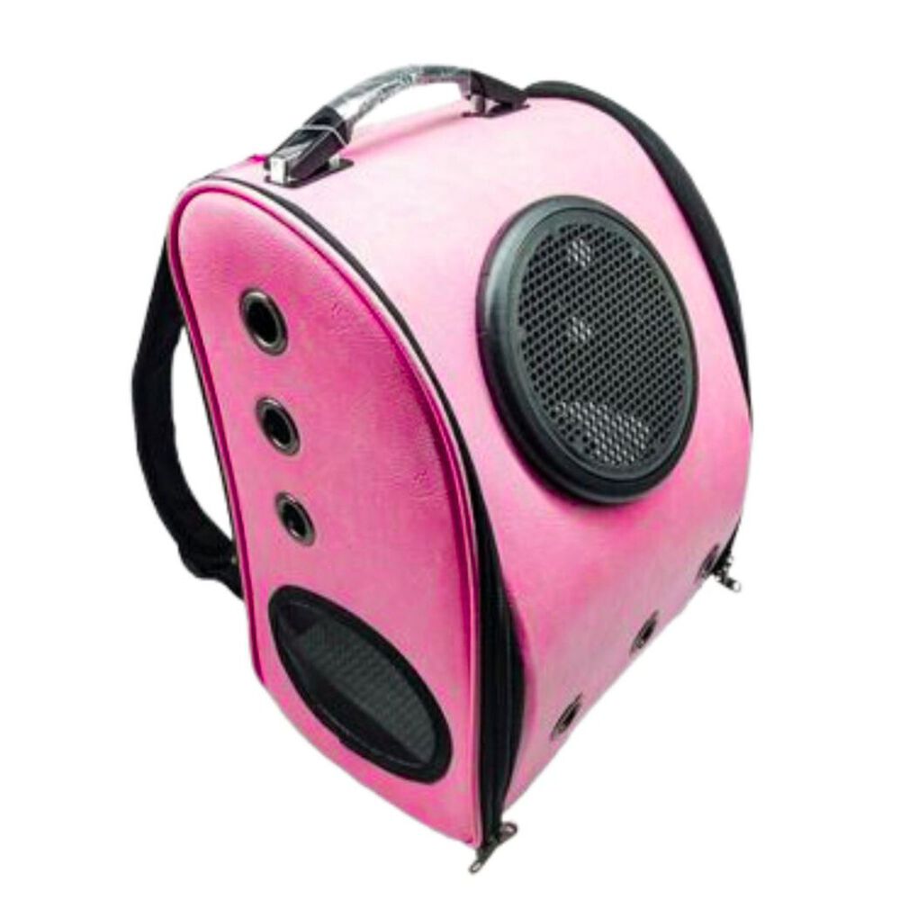 Bolso De Transporte Ventilado Para Mascotas Con Ventana Fucsia image number 2.0