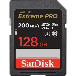 Tarjeta Sd 128gb Extreme Pro R200mb/s - W90mb/s 633x Sandisk