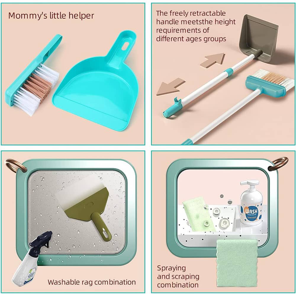 Juguete Set Aseo Carrito De Limpieza Premium Para Ni&ntilde;os image number 2.0