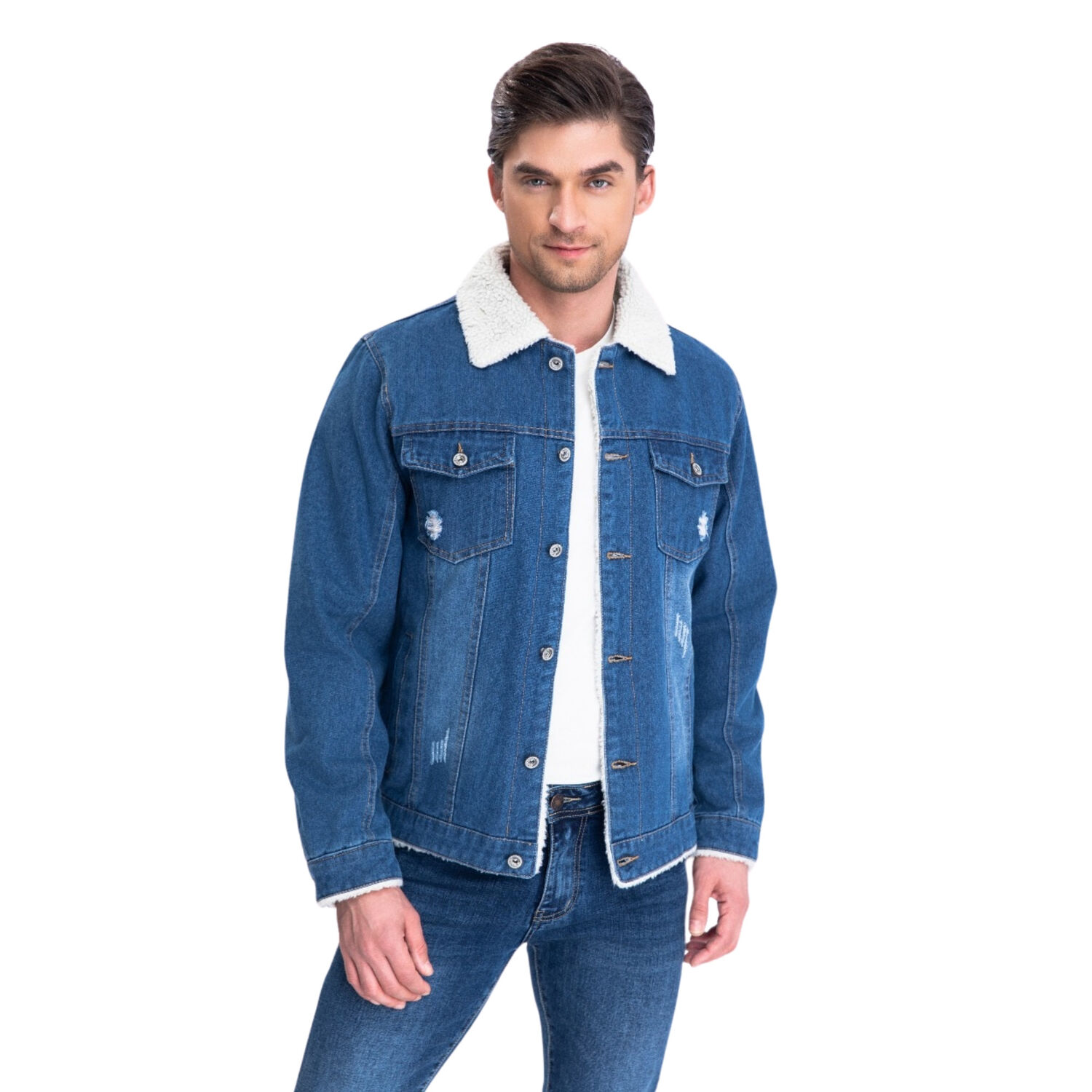 Chaqueta Chiporro Destroyed Hombre image number 0.0