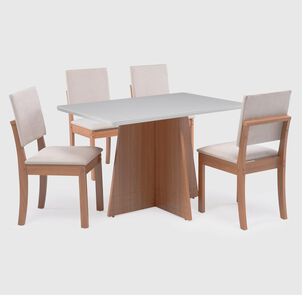 Juego De Comedor Roca Lotus / 4 Sillas