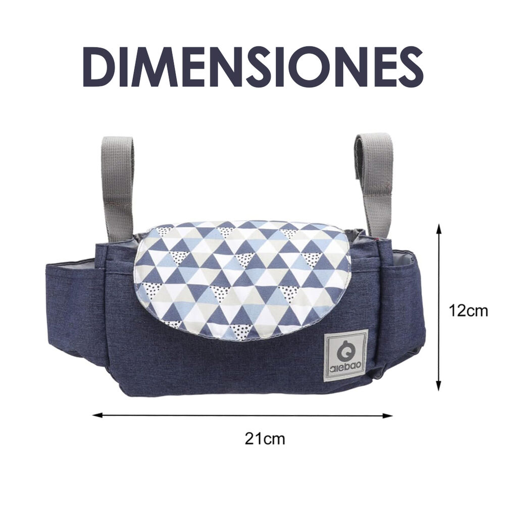 Bolso Maternal Colgante Para Coche De Bebé Azul - Babymine image number 7.0