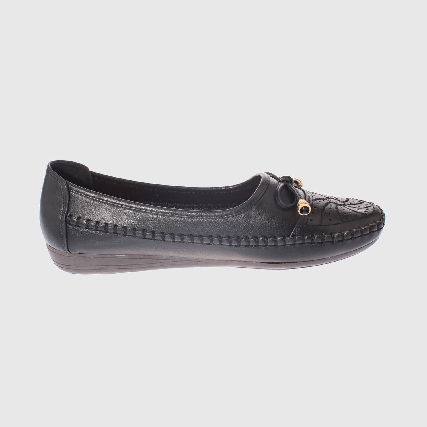 Mocas&iacute;n Negro Modelo Italiano Art. 5ask64237black image number 3.0
