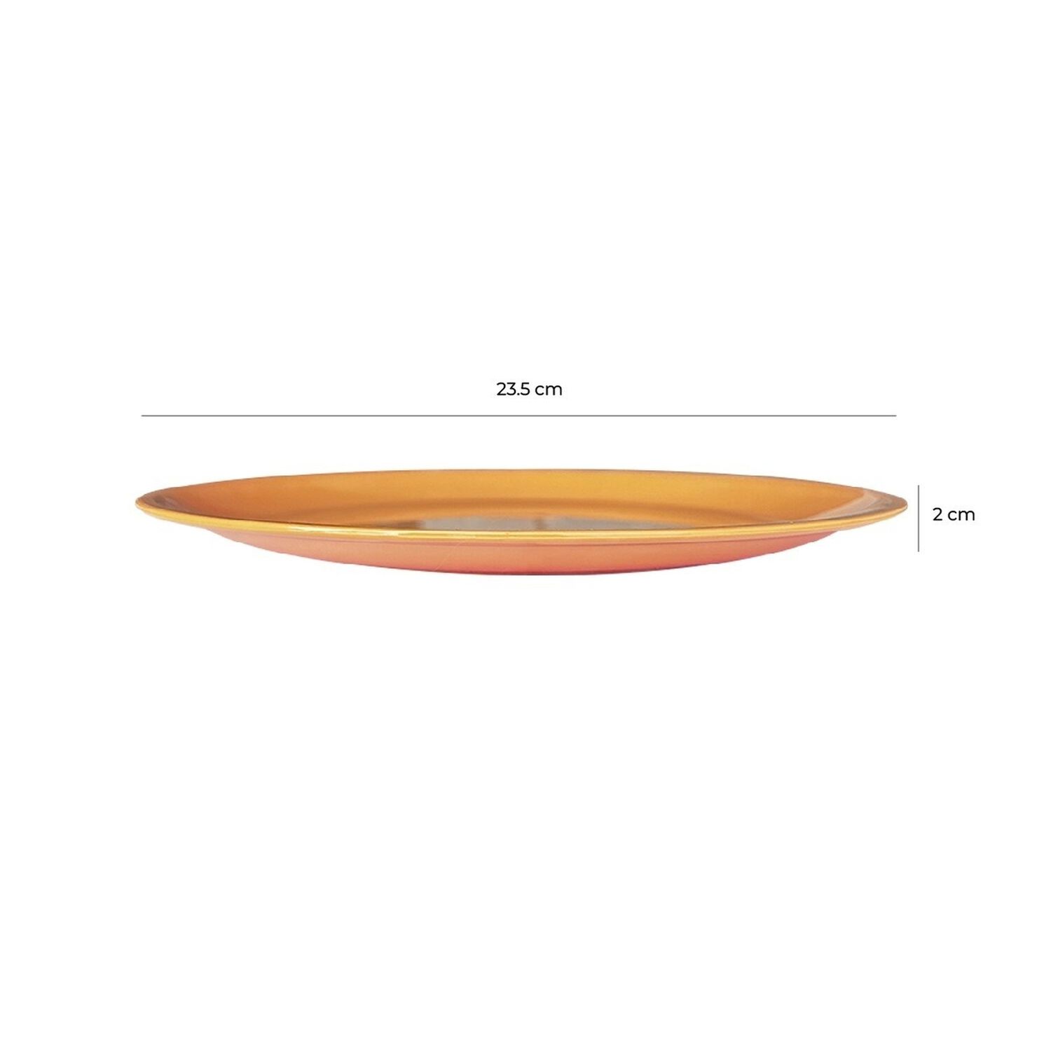 Set Plato De Policarbonato Amarillo 23.5 Cm image number 3.0