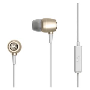 Audifono Manos Libres Jack 3.5 Dorado Earbuds Metal