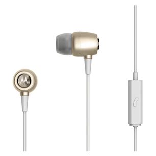 Audifono Manos Libres Jack 3.5 Dorado Earbuds Metal