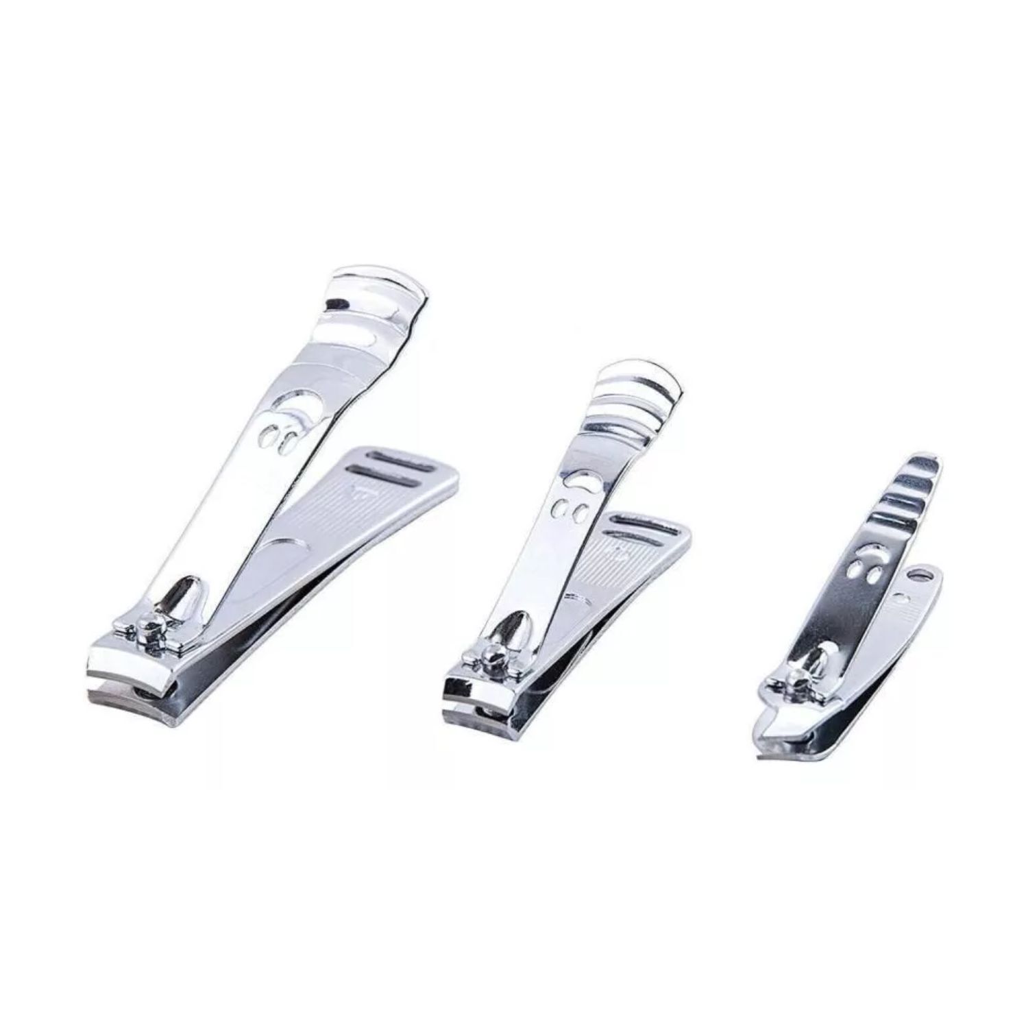 Set Manicura 12 Piezas Cuidado U&ntilde;as Pedicura 15cm Plata image number 2.0