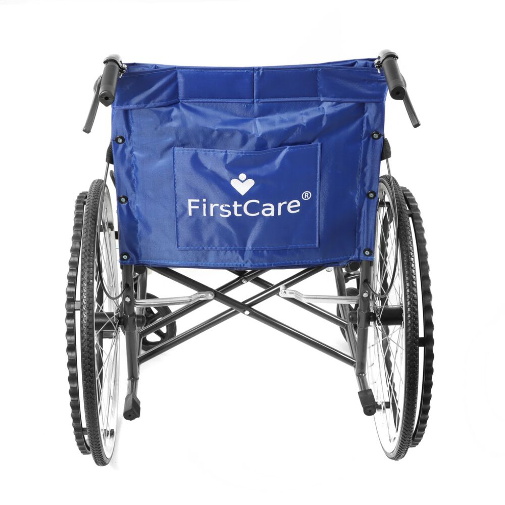 Silla De Ruedas Standard Plegable Azul image number 2.0
