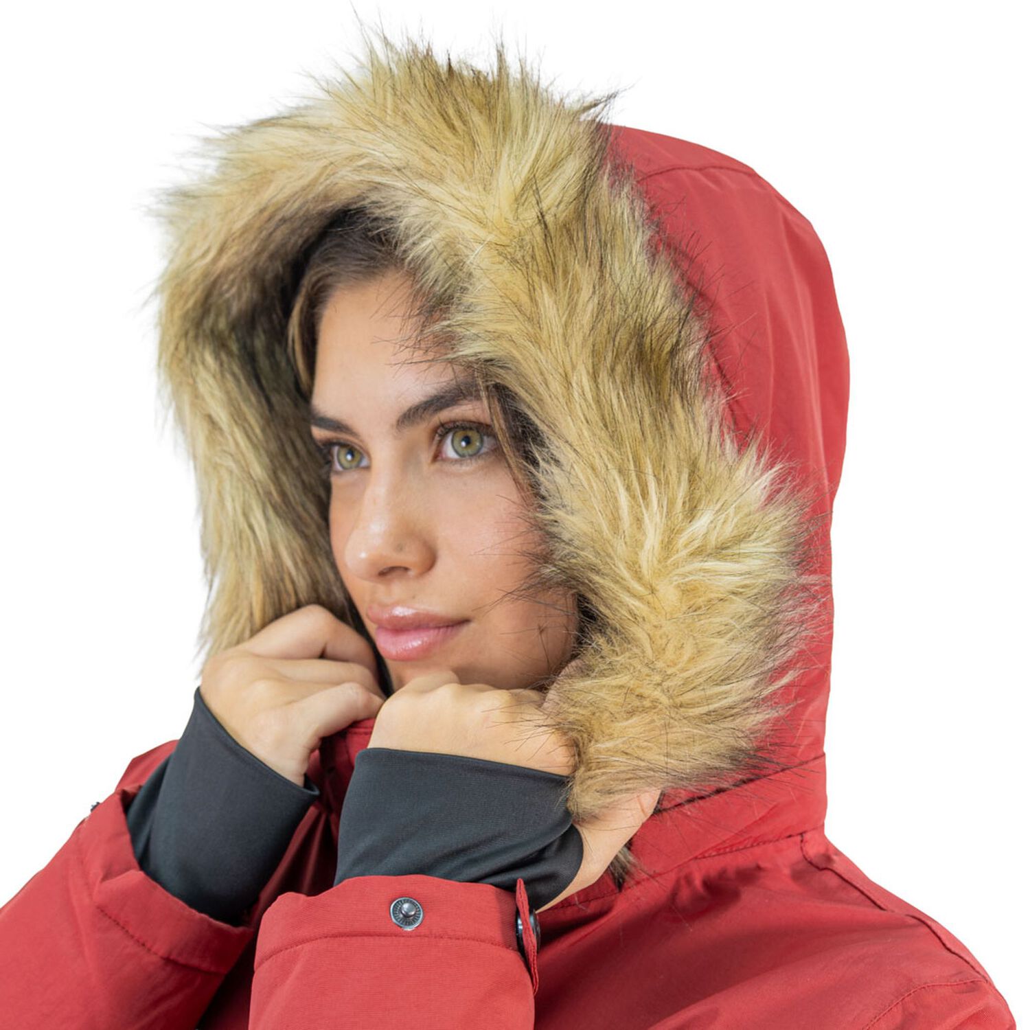 Parka Hw Kodiak Mujer Cabernet image number 3.0