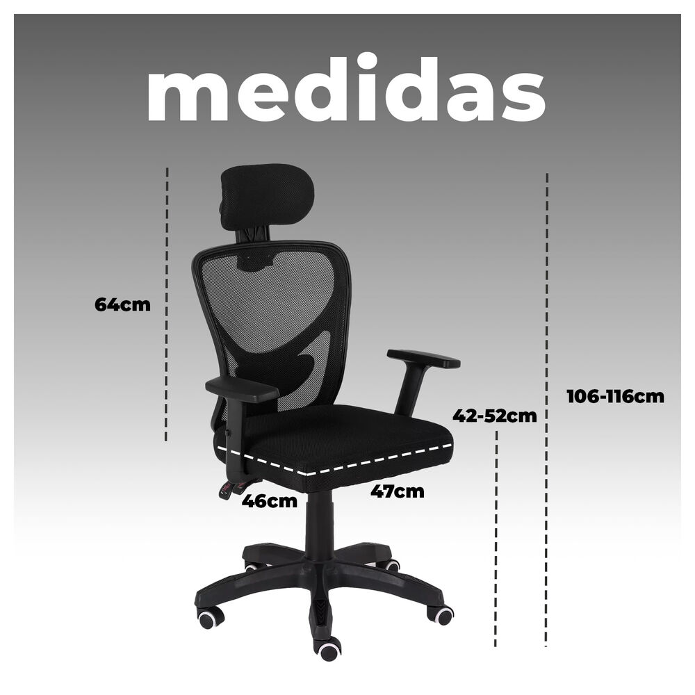 Silla Ejecutiva Ergonómica Con Reposabrazos Y Reposapiernas Retráctil image number 5.0
