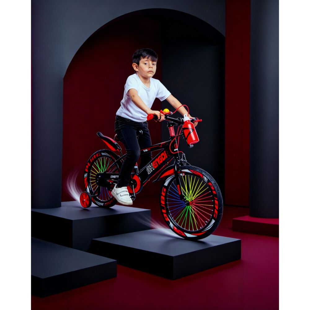 Bicicleta Infantil Veloflash Aros Ni&ntilde;o Ni&ntilde;a Con Botella image number 1.0