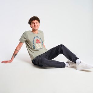 Polera Estampada Regular Manga Corta Cuello Redondo Hombre Ocean Pacific
