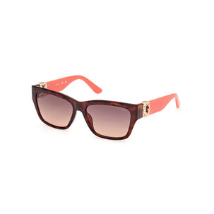 Lentes De Sol Havana Oscuro Degradé Guess