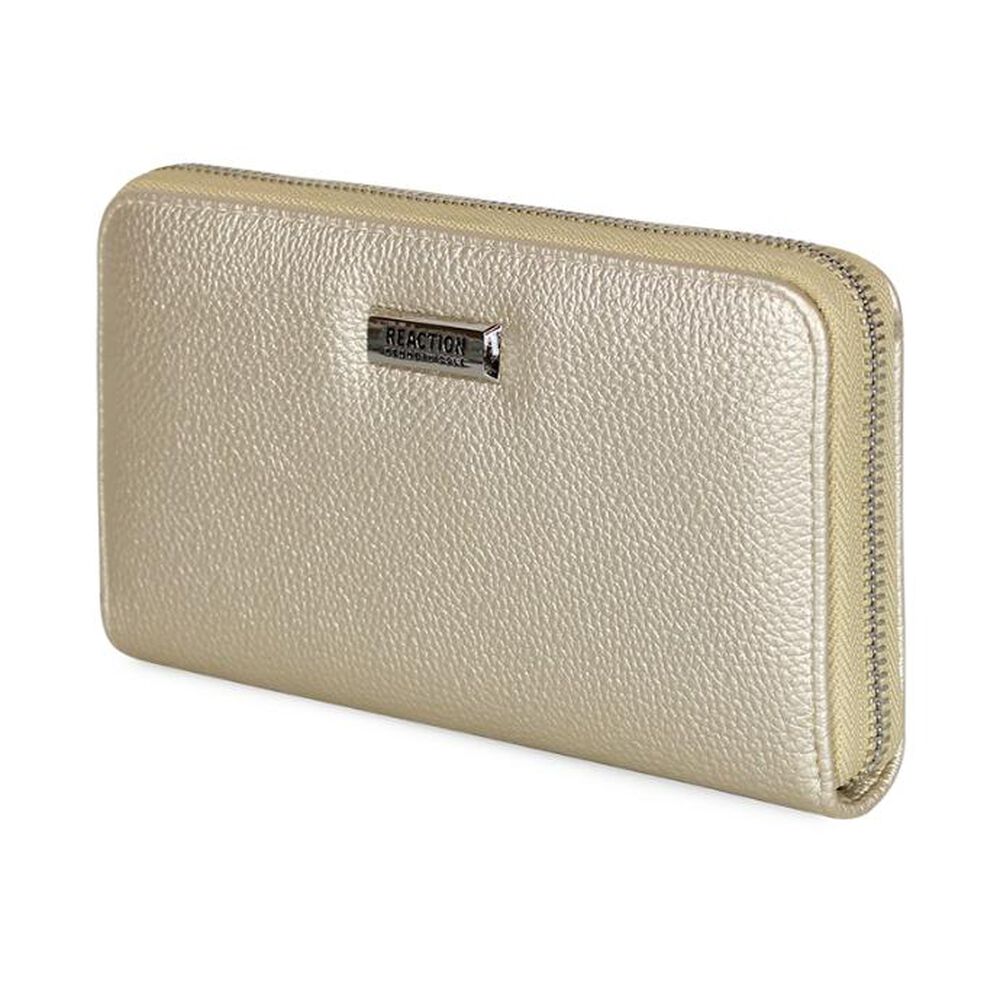 2 Billeteras De Mujer Calixta Negra Y Gold Kenneth Cole image number 3.0