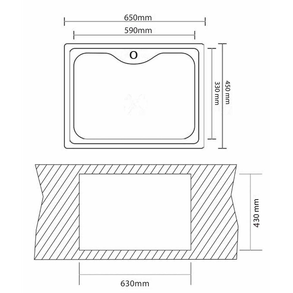 Lavaplatos 1c Groner Inox 650c image number 3.0