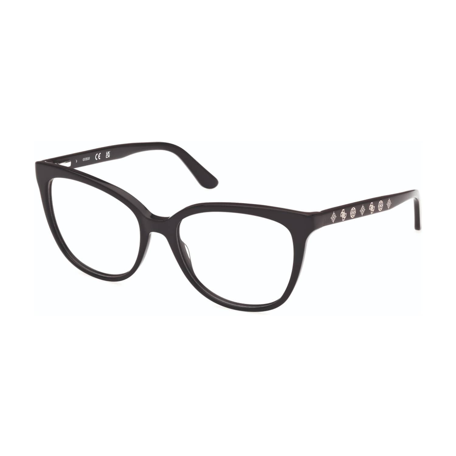 Lentes &Oacute;pticos Negro Brillante Guess image number 1.0