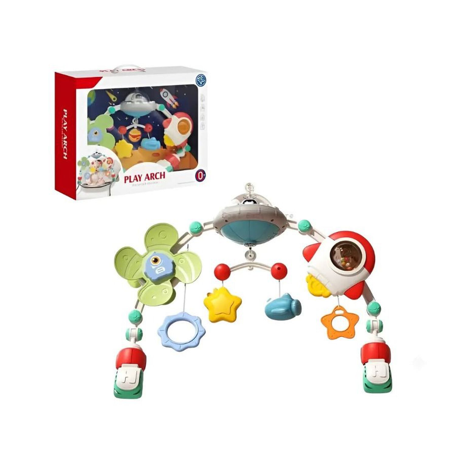 Arco Movil Estimulacion Bebe Coche Cuna Tematica Espacial Nave image number 4.0