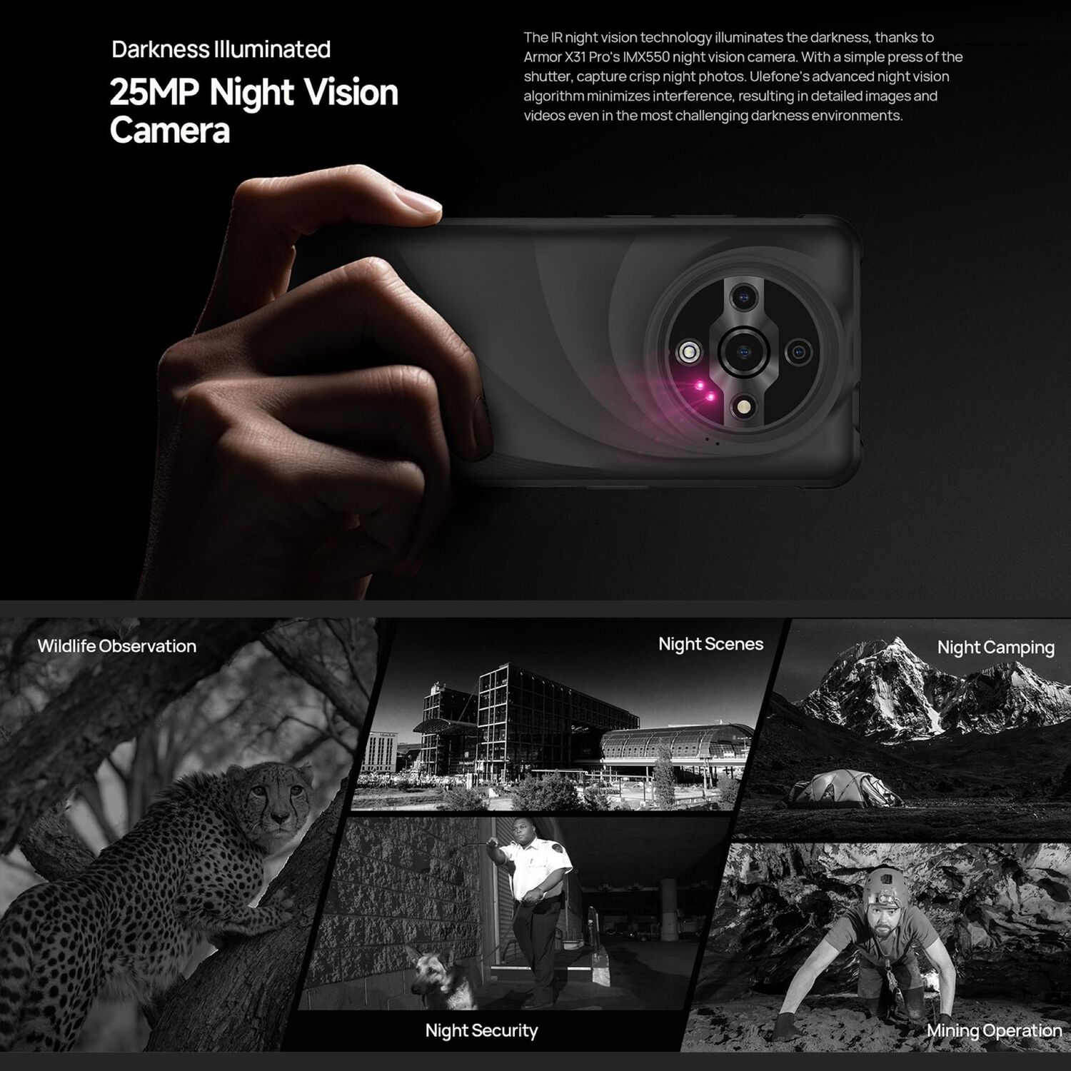Ulefone Armor X31 Pro - Smartphone Rugerizado 5g Con C&aacute;mara De Visi&oacute;n Nocturna image number 4.0