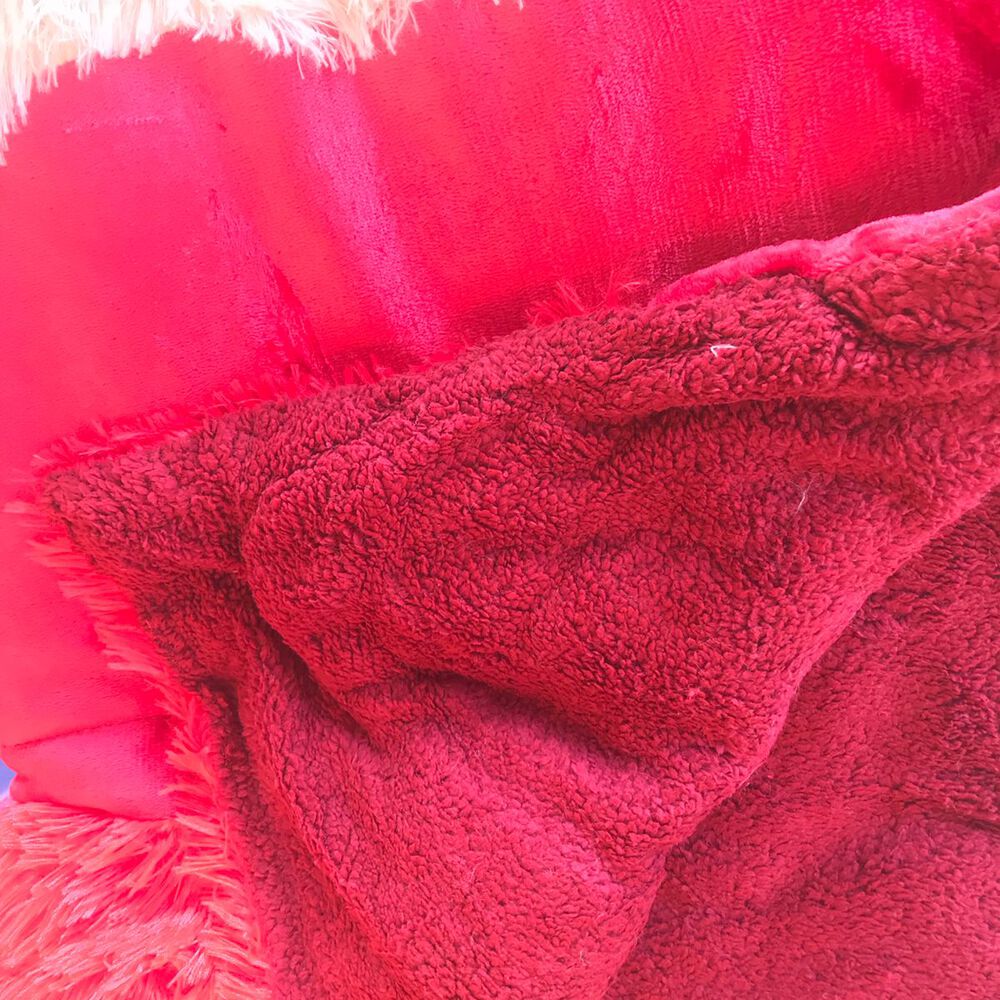 Cubrecamas Combinado Polar/chiporro 2 Plazas - Burdeo image number 2.0