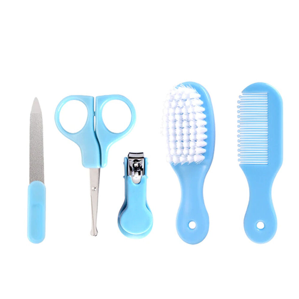 Set Manicure Cuidados Bebe 5 En 1 Cortauñas Peine Cepillo image number 0.0