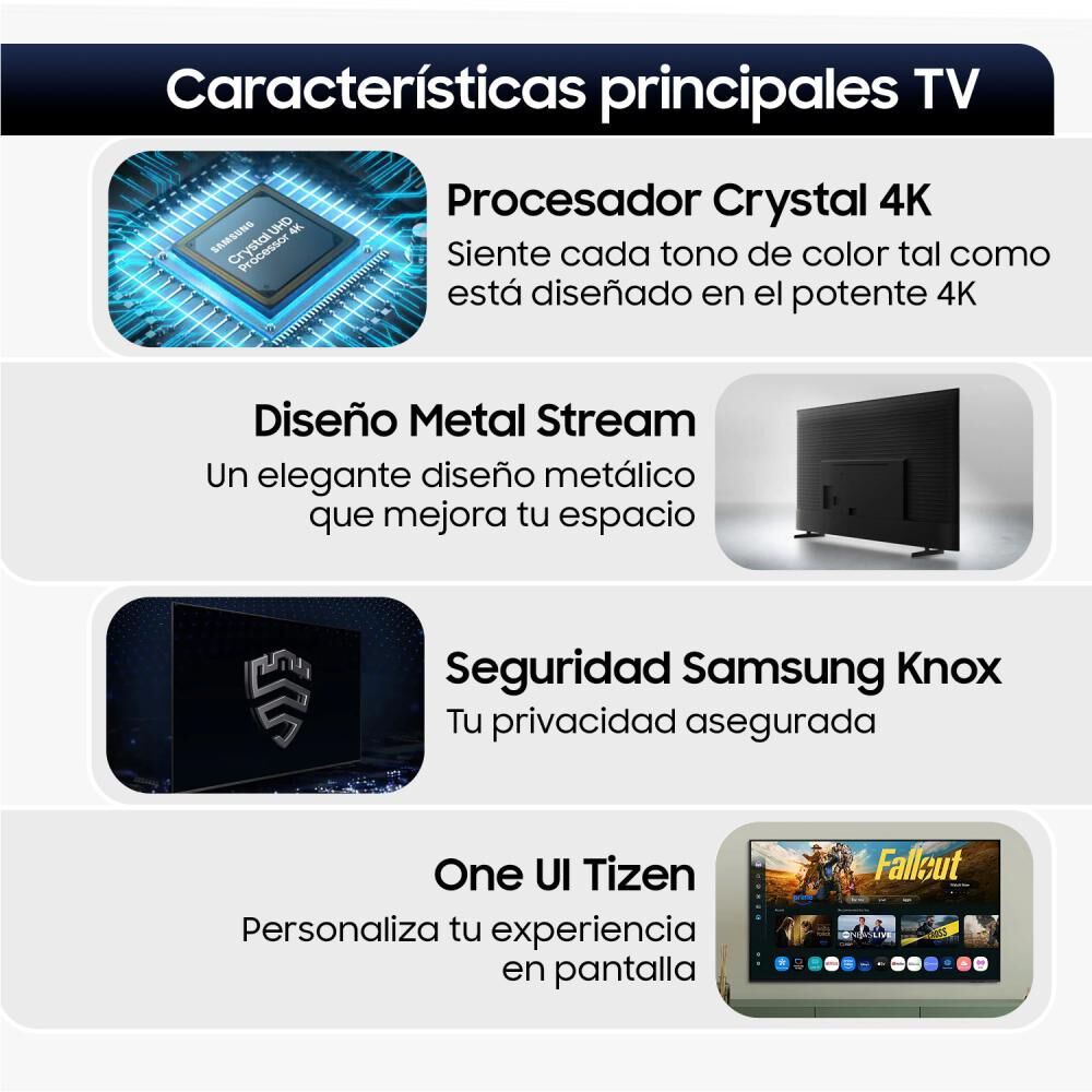 Led 43" Samsung U8000F / Ultra HD 4K / Smart TV 2025 image number 3.0