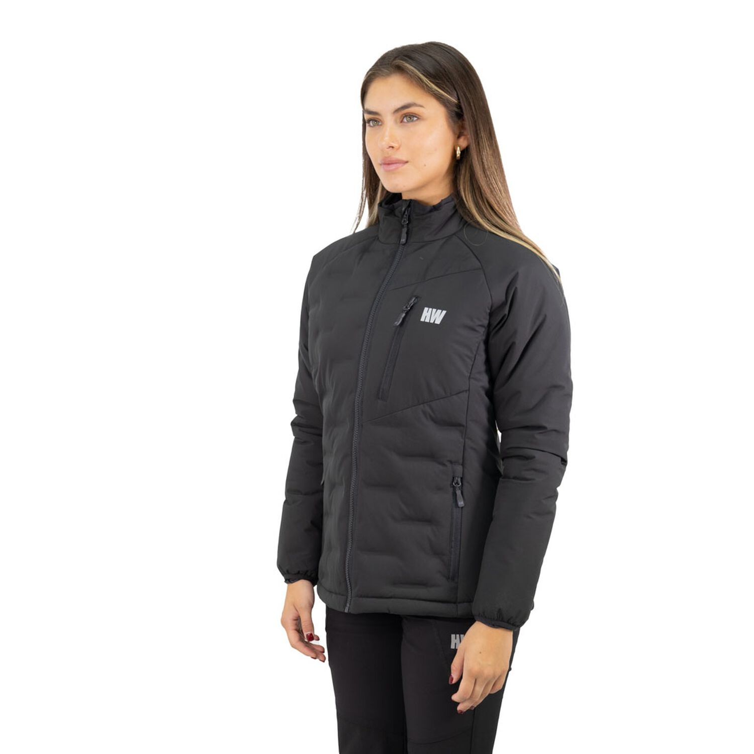 Parka Insulada Hw Explorer S/gorro Mujer Black image number 0.0