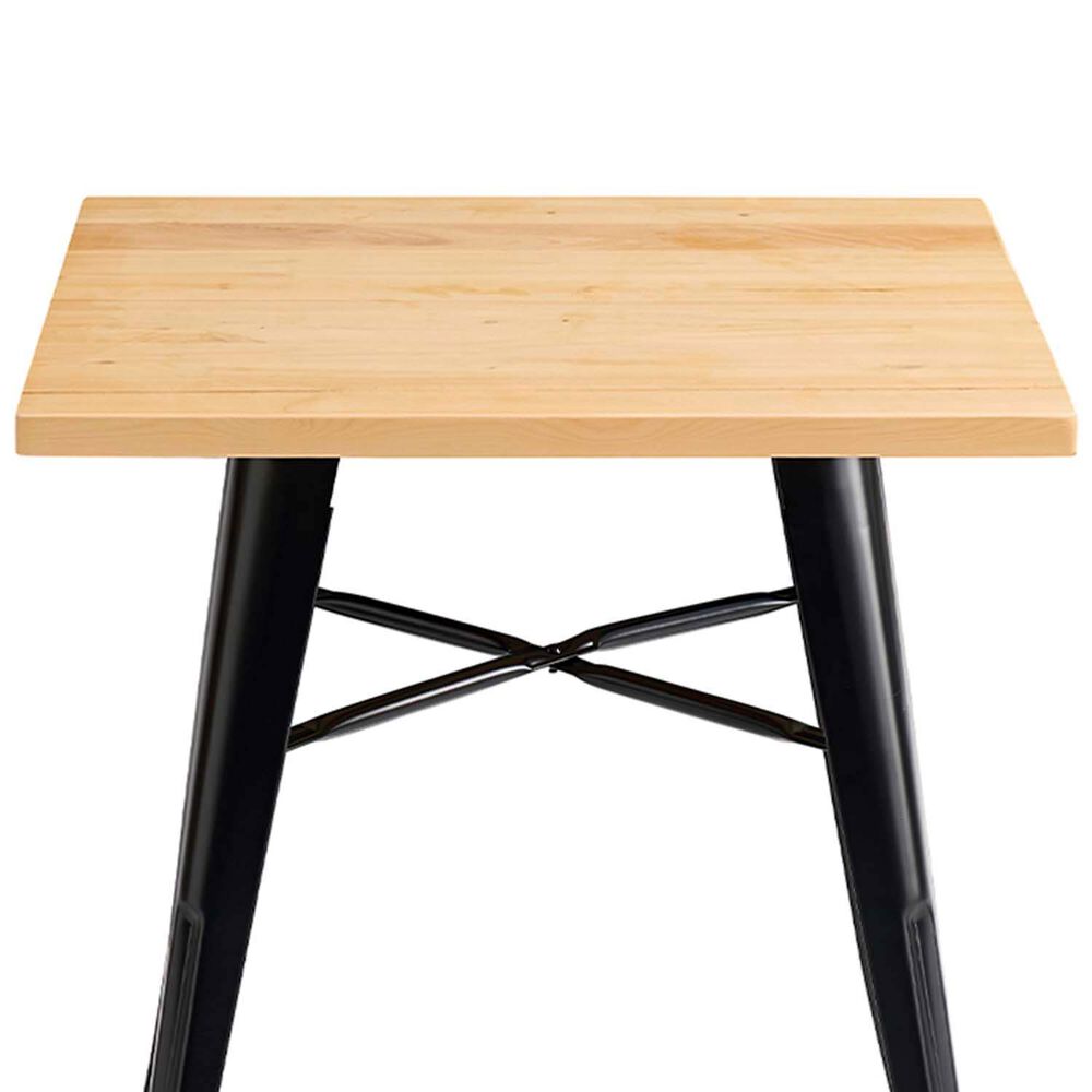 Mesa Metal Tolix Cubierta Madera 70x70 Cm image number 5.0