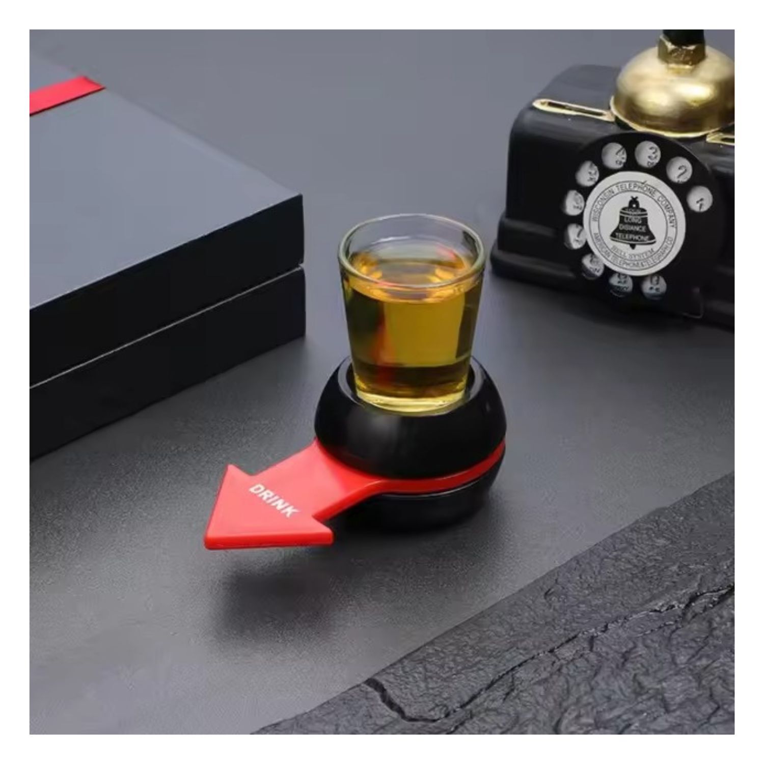 Juego De Ruleta Casino Spin Shot Vaso 180cc Bar Fiesta Licor image number 3.0