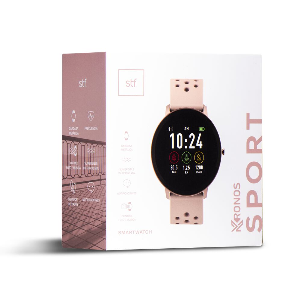 Smartwatch Stf Kronos Sport Rosado image number 3.0