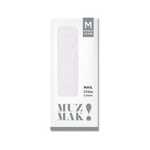 Muzmak - Tips Adhesivos Para Reutilizar U&ntilde;as Press On Talla M 24 U.