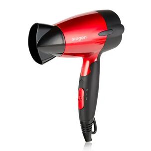 Secador De Pelo Siegen Specialist Lets Go Travel Rojo Sg3011 1400watts