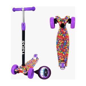 Scooter Monopatin Rueda Led Regulable