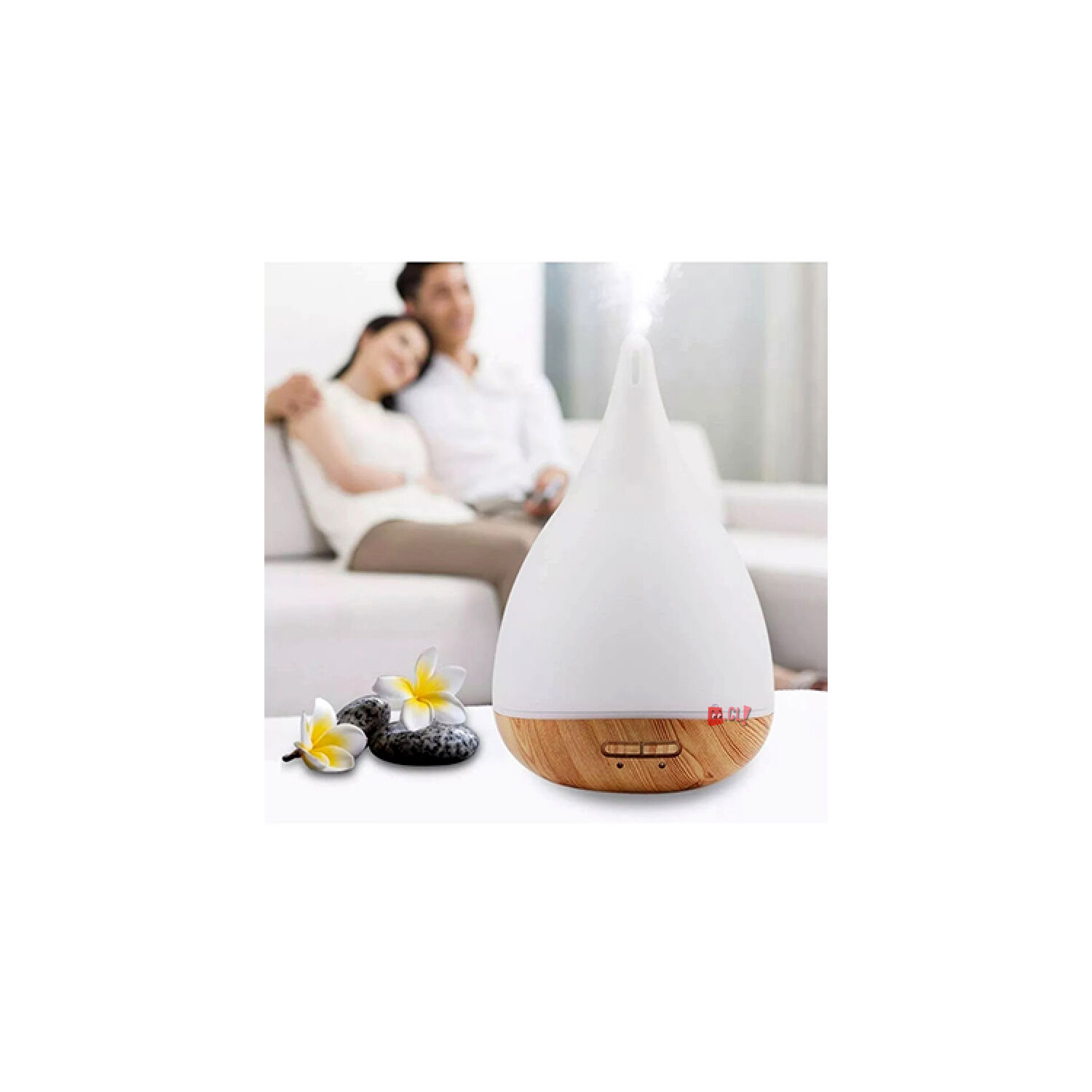 Humidificador Difusor Aroma Terapia Con Luces De Color - Ps image number 2.0