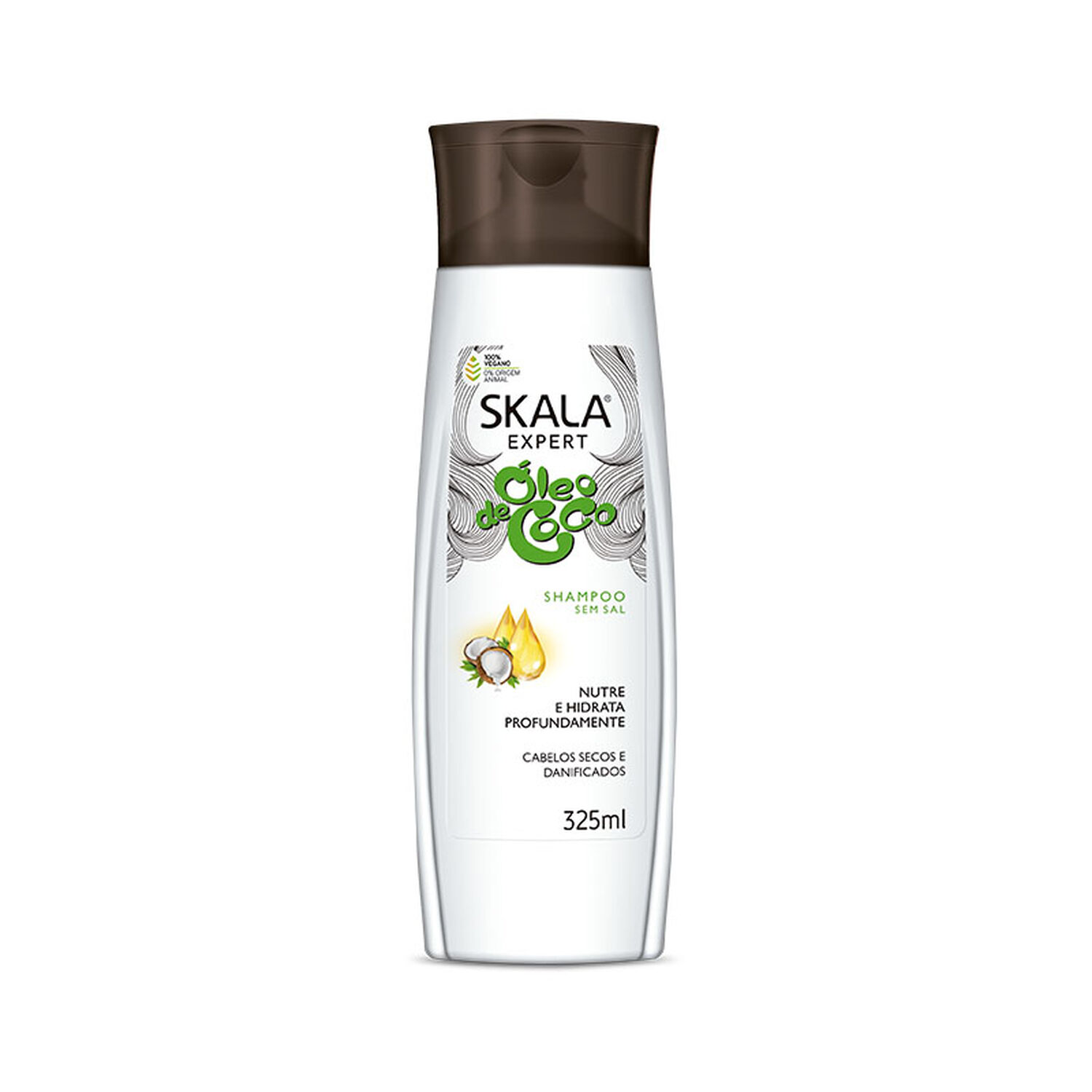 Shampoo Sin Sal Oleo De Coco 325 Ml Skala image number 0.0