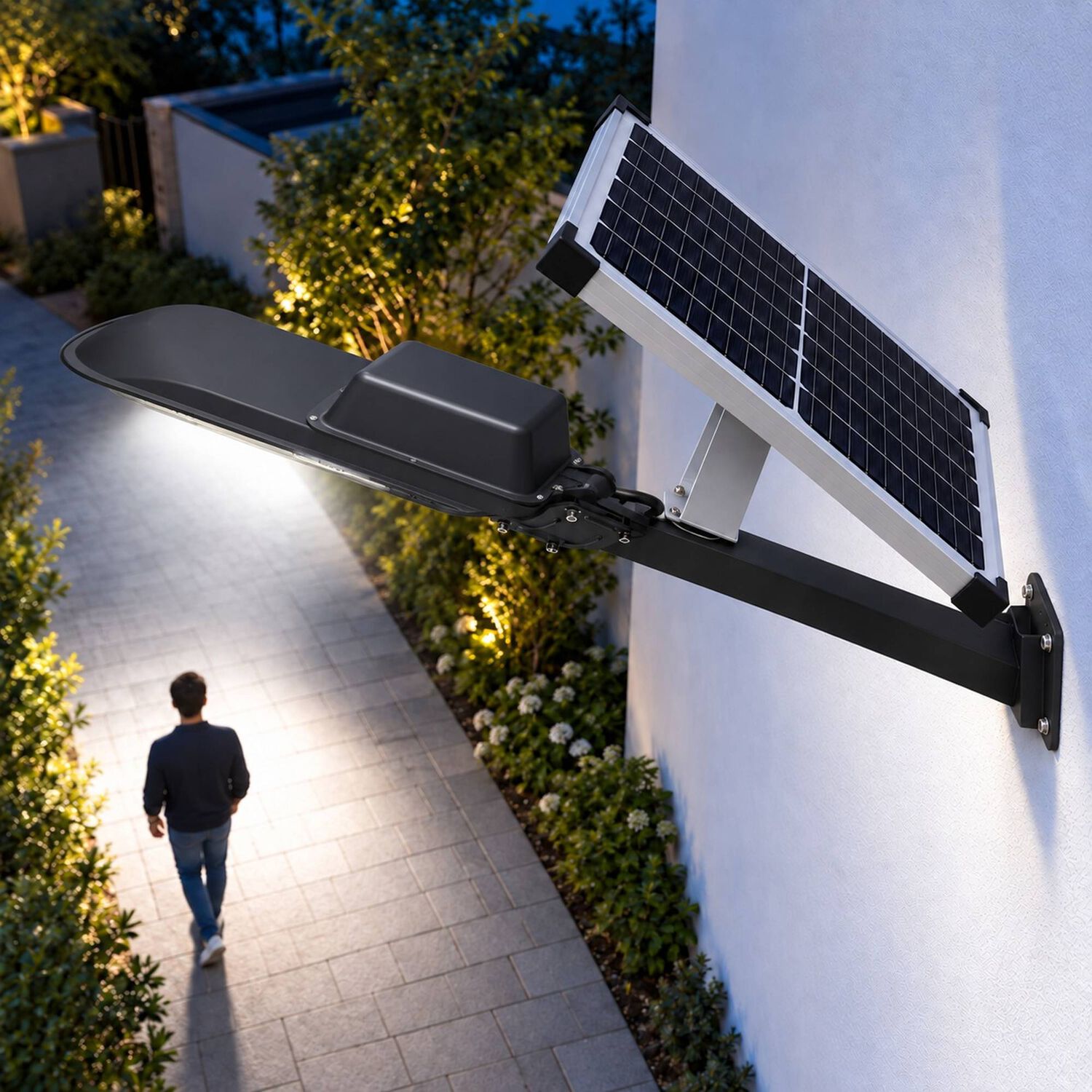 Luminaria Solar Peatonal Austral 600w Con Panel De Alta Eficiencia image number 4.0