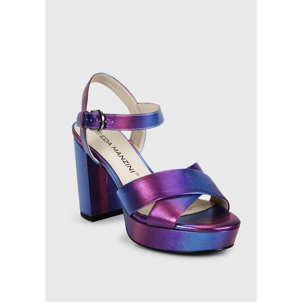 Sandalia Aratxi Azul Multicolor image number 1.0