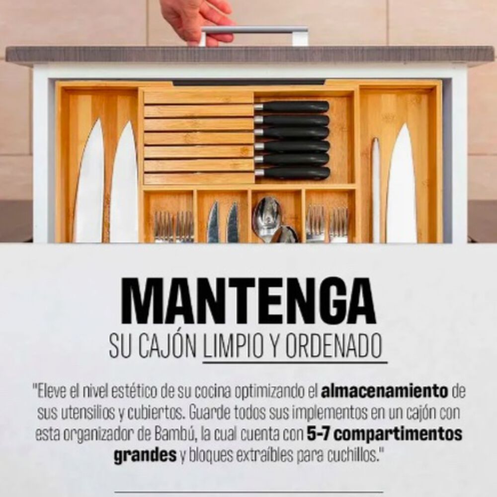 Organizador De Cubiertos Bamb&uacute; image number 3.0