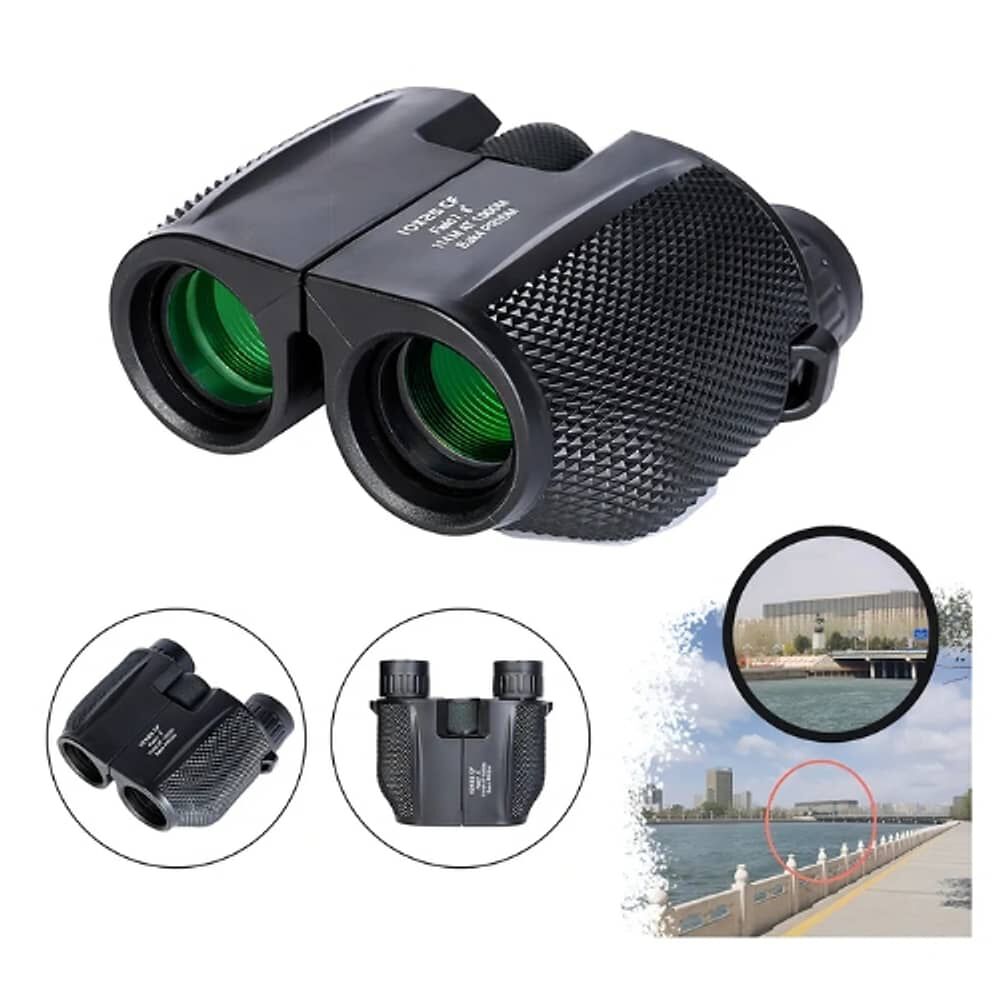 Binoculares Telescopicos Hd Alta Potencia 10x25 Portatiles image number 0.0