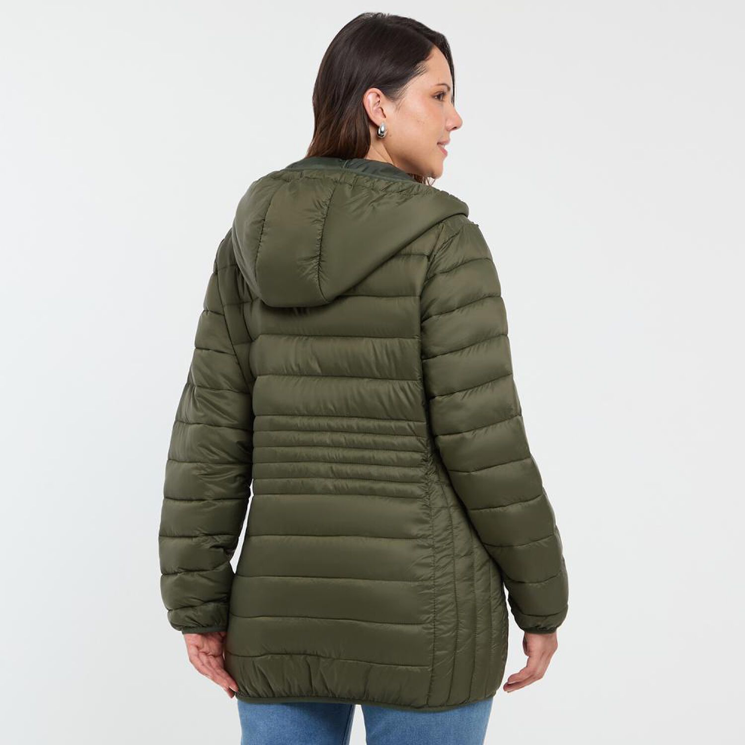Parka Lisa Regular Cuello Alto Con Capucha Mujer Sexy Large image number 3.0