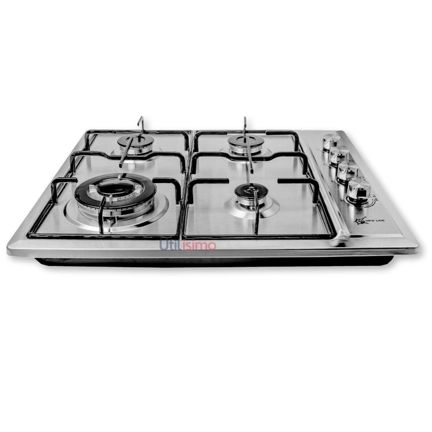 Cocina Encimera A Gas Licuado 4 Platos Acero Inoxidable&nbsp;premium image number 0.0