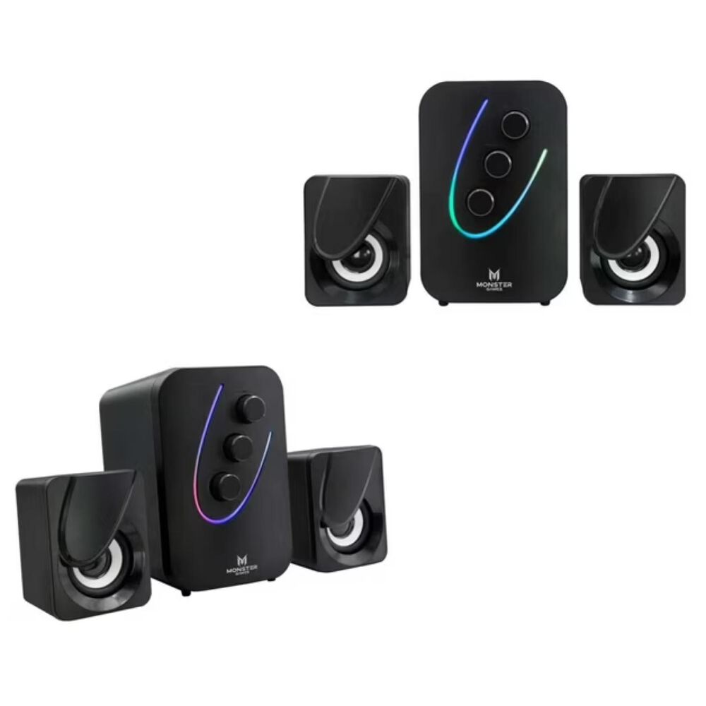 Sistema De Sonido Subwoofer Aux Usb Quake 2.1 image number 2.0